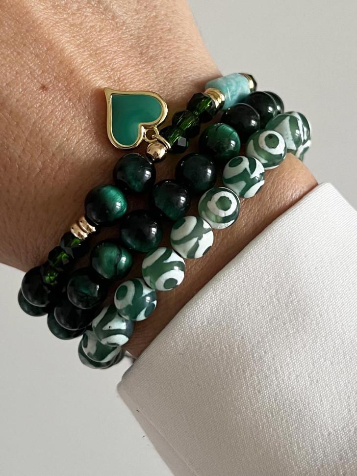 Набор браслетов из натуральных камней (4972)