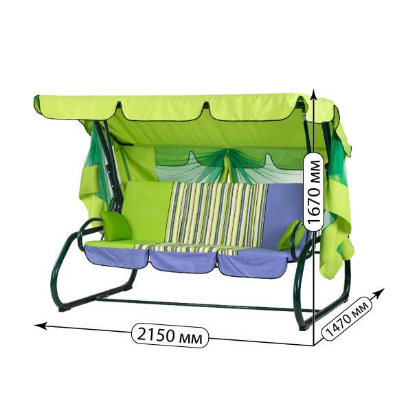 Качели садовые Vitan Фемели (2140024) - фото 2 Качели садовые Vitan Фемели (2140024) - фото 2