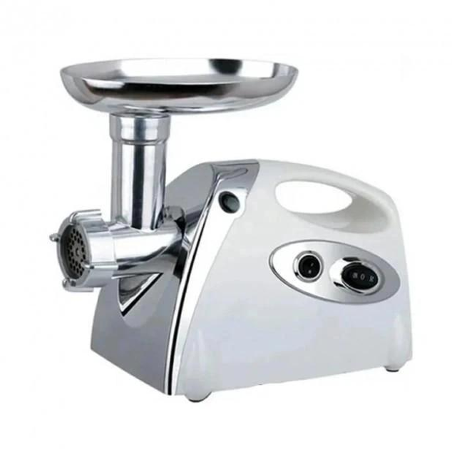 М'ясорубка Rainberg RB-675 з реверсом та сокодавкою 5в1 3800W Білий (5986)