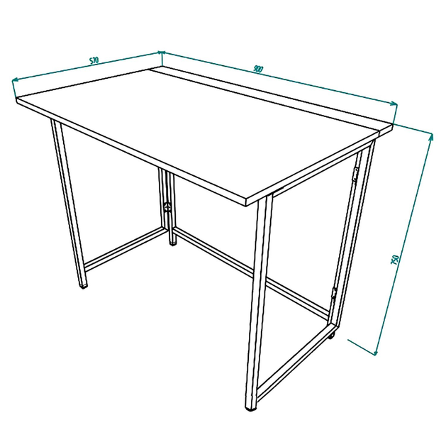 Обідній стіл трансформер Knap Knap Дуб крафт золотий (S201001004) - фото 5