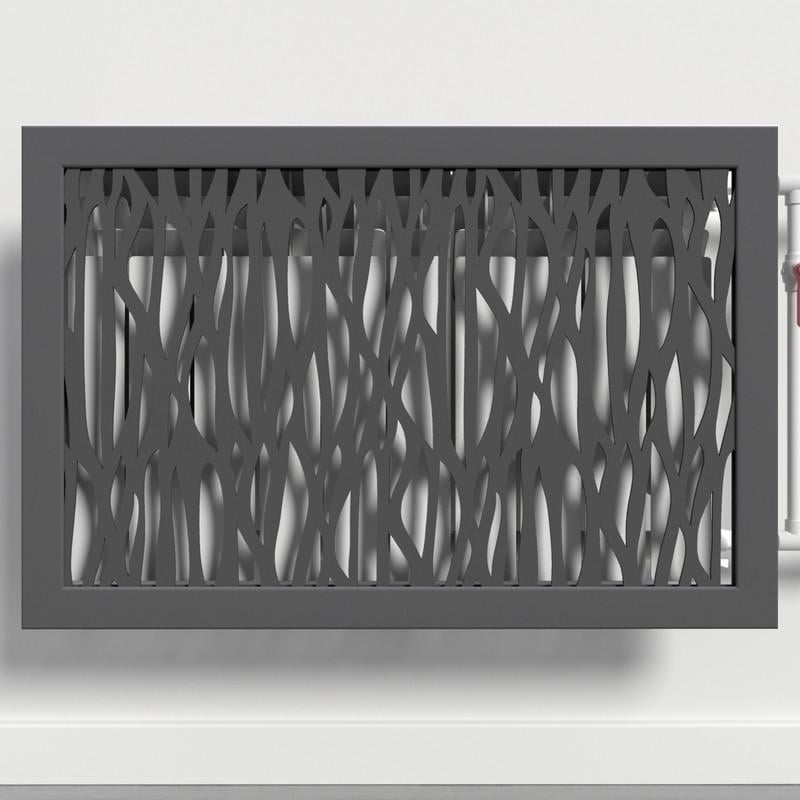 Решетка-экран на батарею SMARTWOOD 300 мм Графит (R20951106)