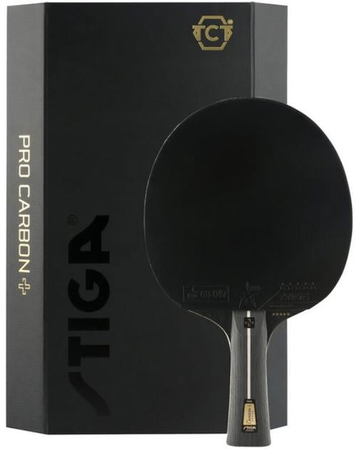 Ракетка для настільного тенісу Stiga Pro Carbon Plus 5 Star FL (931105)