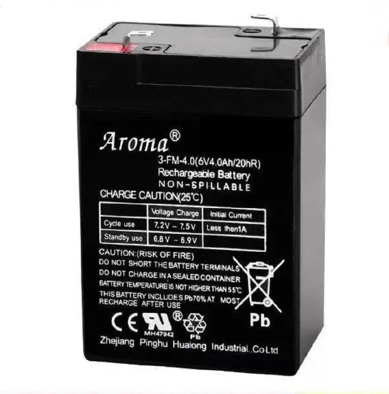 Аккумуляторная батарея Aroma 6V 4AH, 3-FM-4 для детского транспорта (16191123)