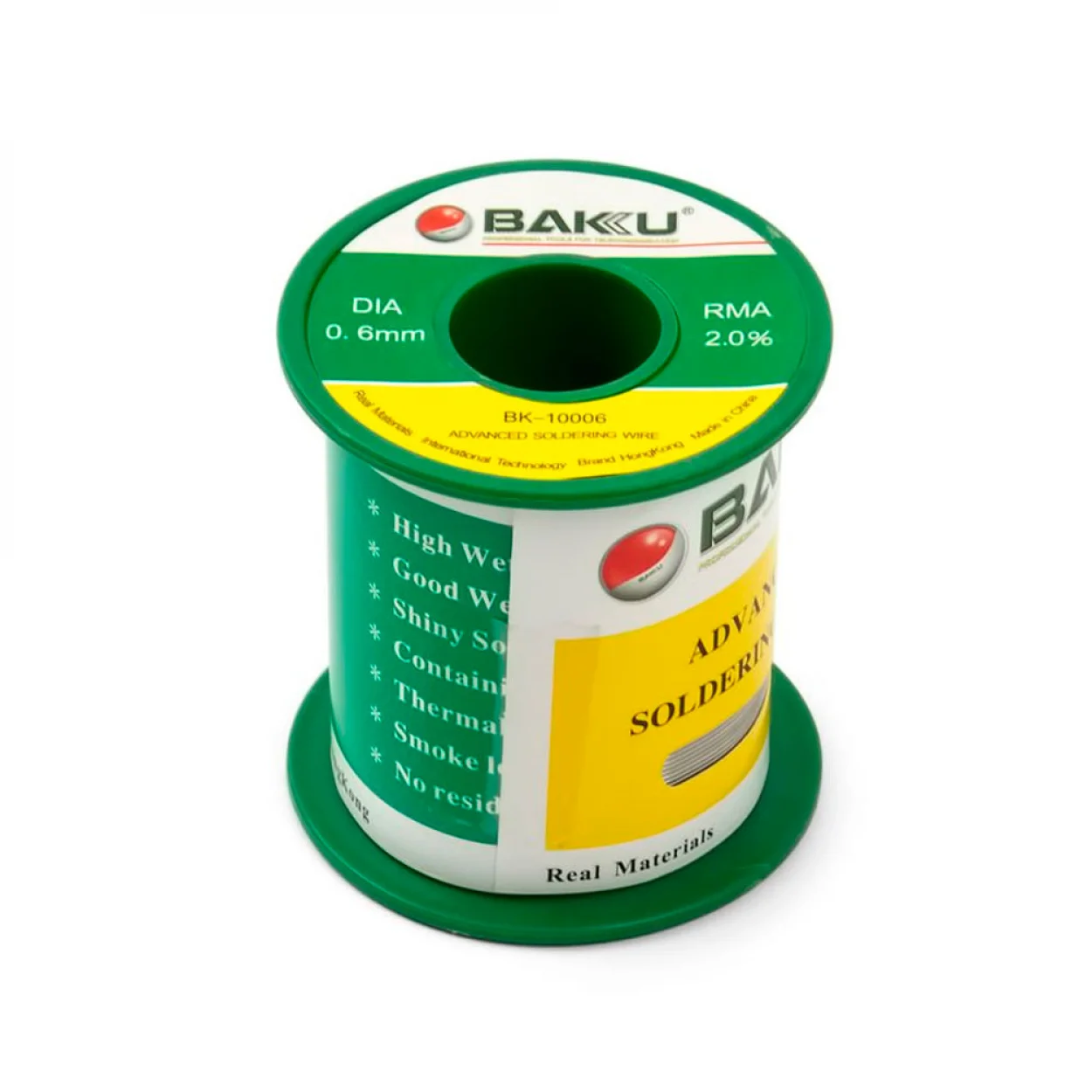 Припій BAKKU дротяний Solder wire BK10006 DIA 0,6 мм 50 г (DR011257)