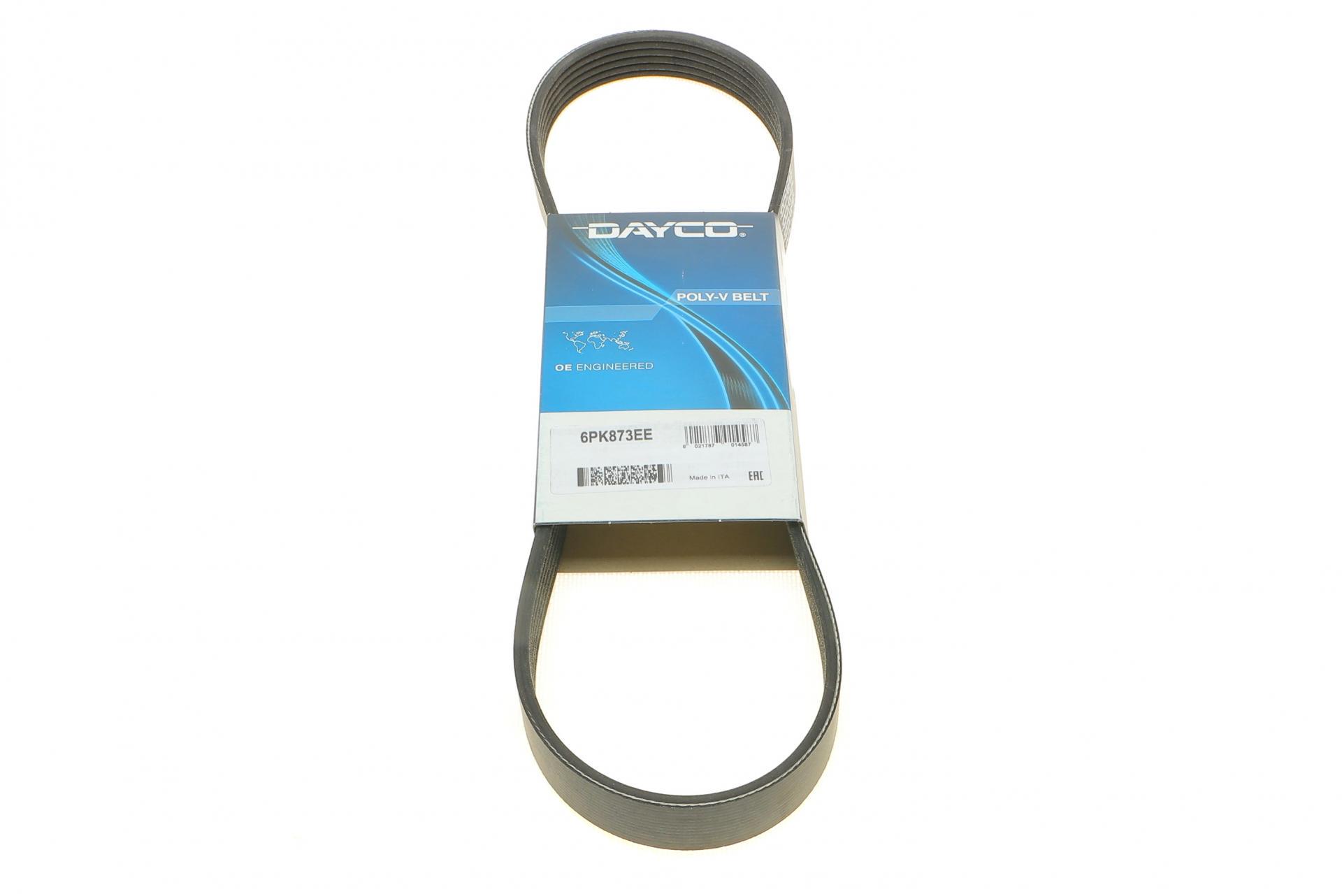 Ремень генератора DAYCO Citroen Jumper/Peugeot Boxer 2.0/2.2HDi 04- -AC/Opel Movano 2.5D (6PK873EE)