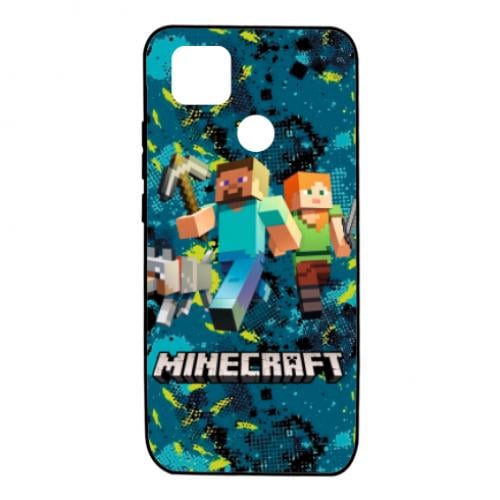 Чохол для Xiaomi Redmi 9c Minecraft Steve Alex And Dog (6848392-2-134799)