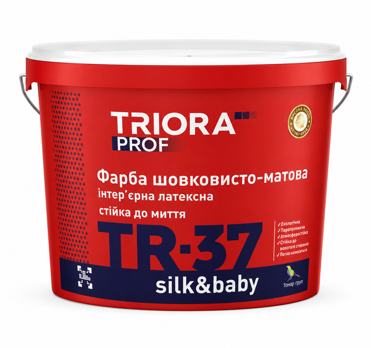 Краска интерьерная шелковистая Triora TR-37 Silk and Baby 10 л (3150871341) Краска интерьерная шелковистая Triora TR-37 Silk and Baby 10 л (3150871341)