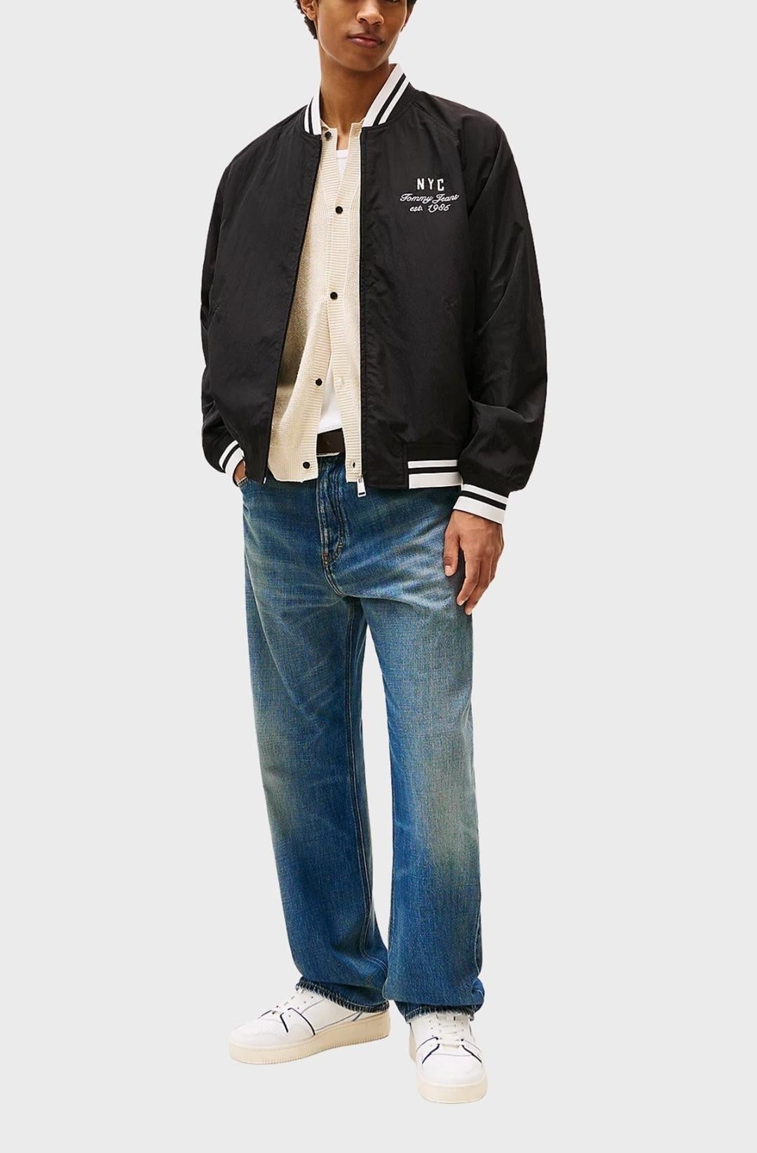 Куртка-бомбер Tommy Jeans водоотталкивающая L Черный (31230070)