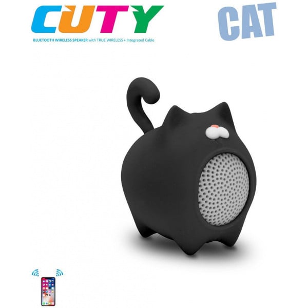 Портативна колонка Idance Cuty Cat 10 Вт Black (CB10BK)