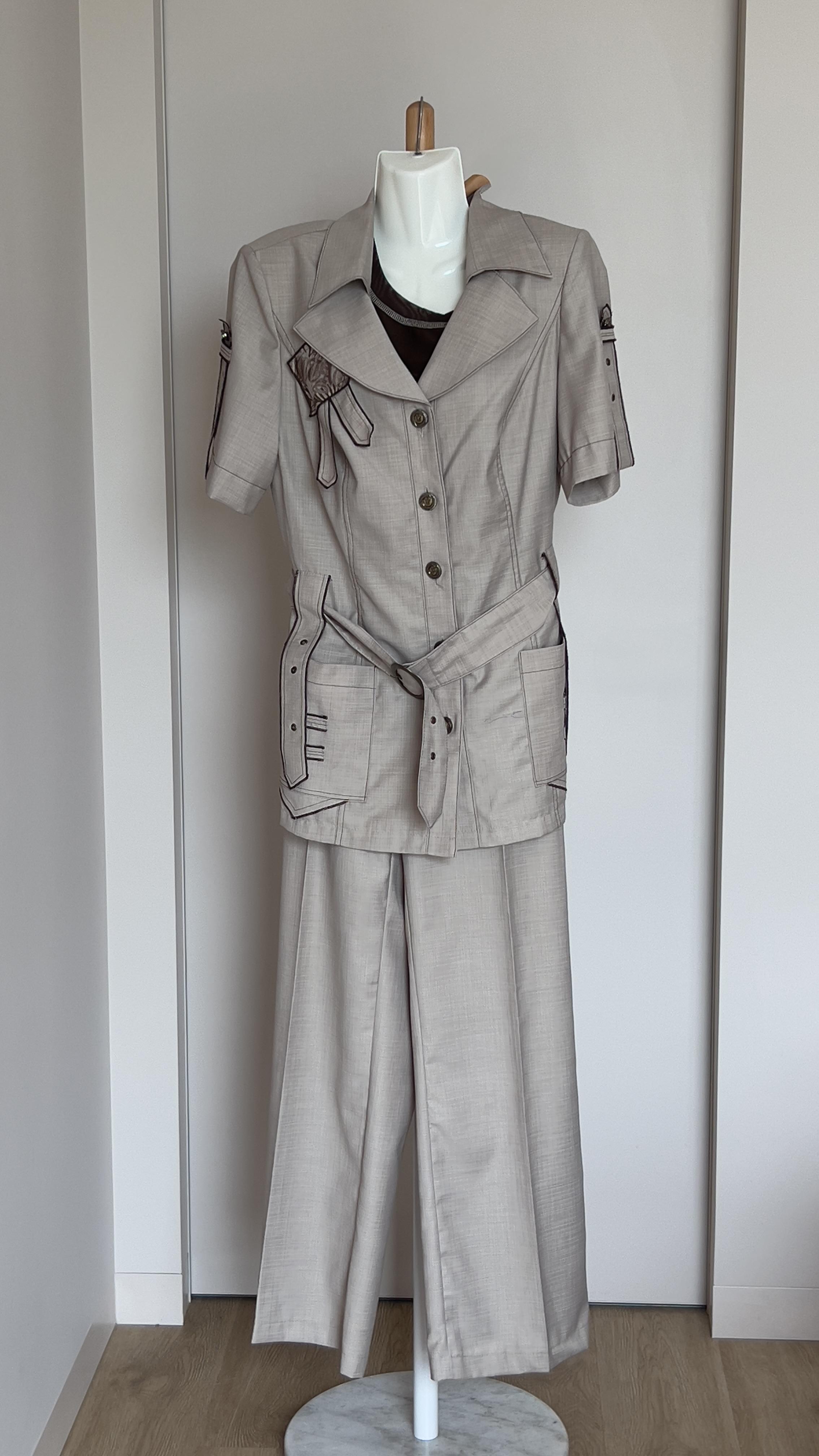 Комплект трійка Ivelta жіночий XXL Темно-бежевий