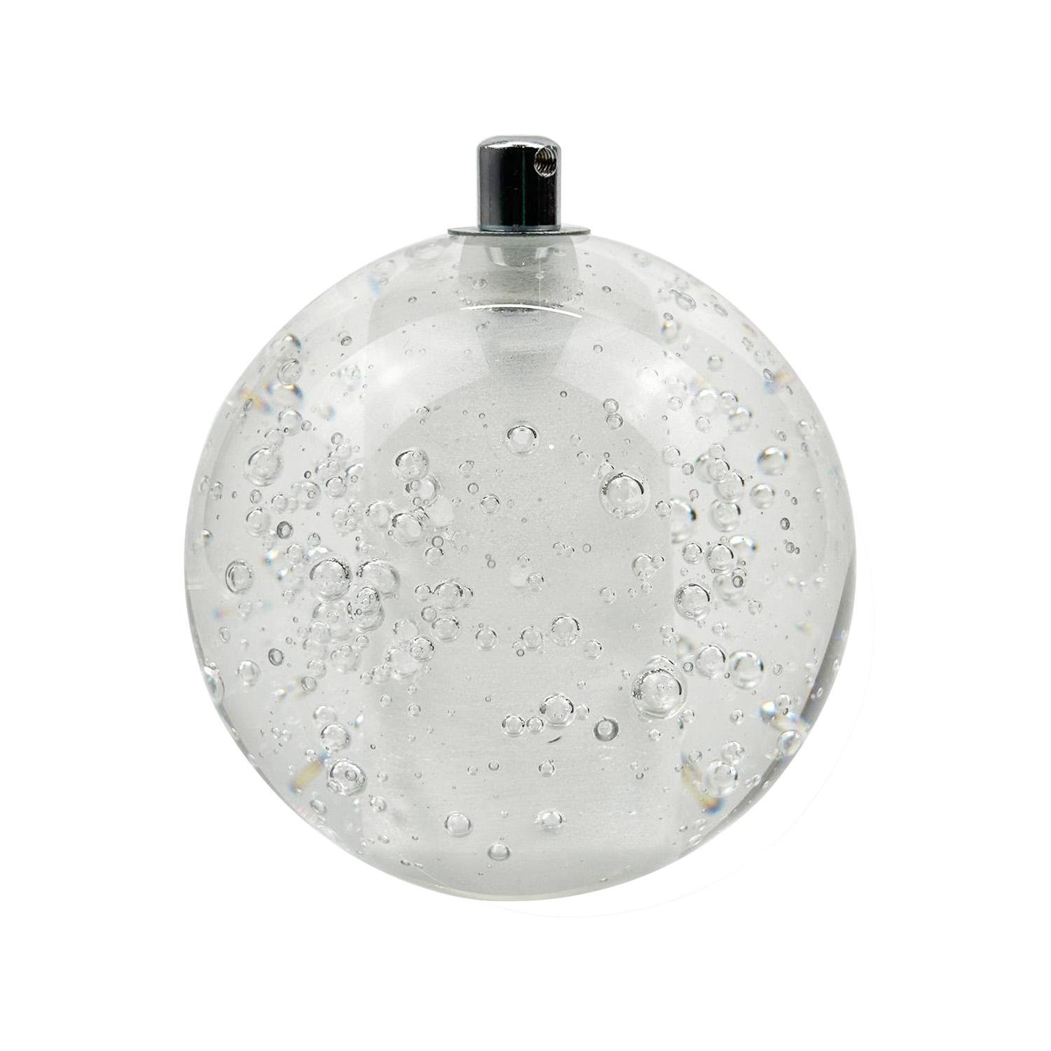 Плафон хрустальный шар Bubble d 100 мм с креплением под патрон G4 (6441) - фото 6 Плафон хрустальный шар Bubble d 100 мм с креплением под патрон G4 (6441) - фото 6