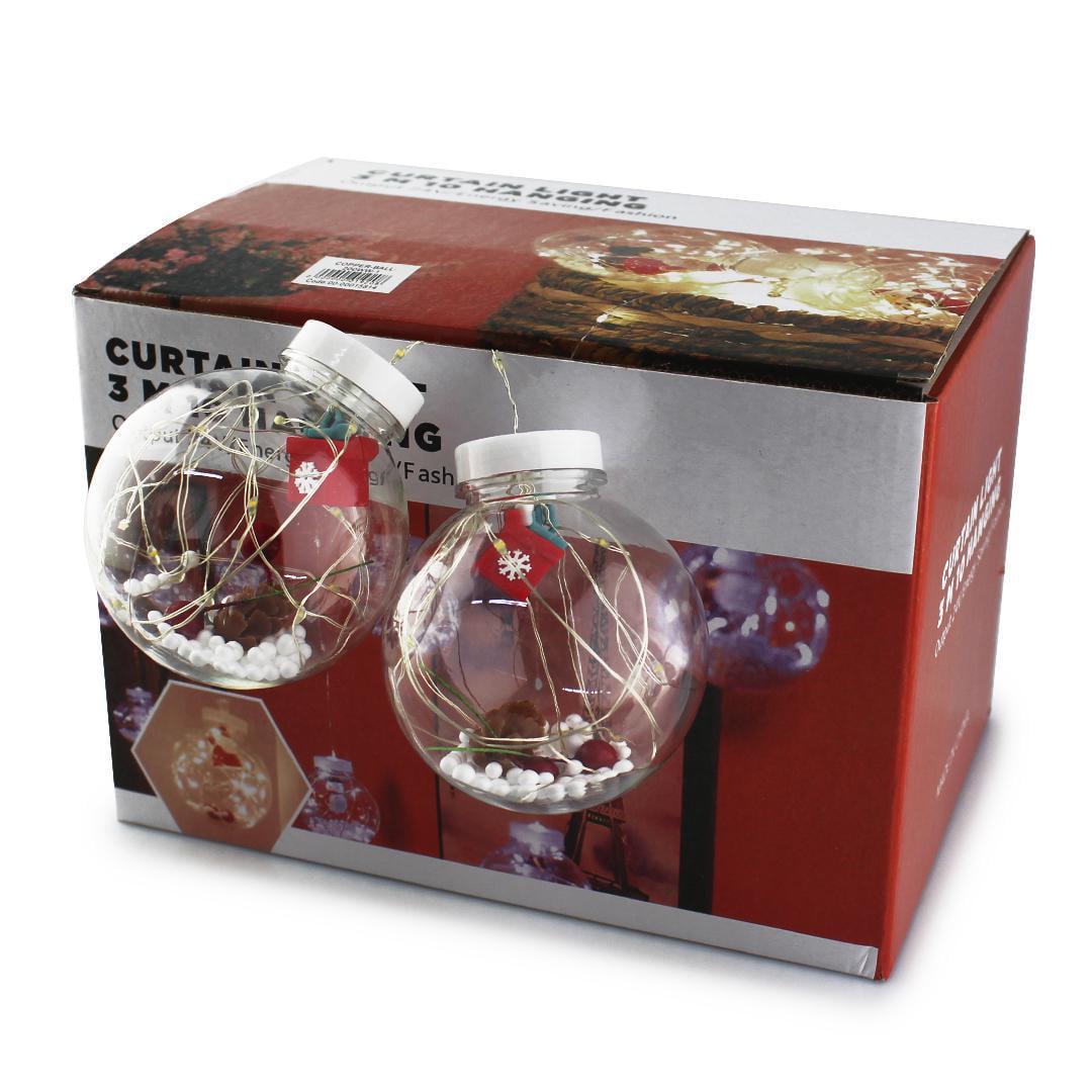 Гирлянда Xmas M-1 Copper curtain ball lamp 7257 Снеговик, разноцветная Гирлянда Xmas M-1 Copper curtain ball lamp 7257 Снеговик, разноцветная