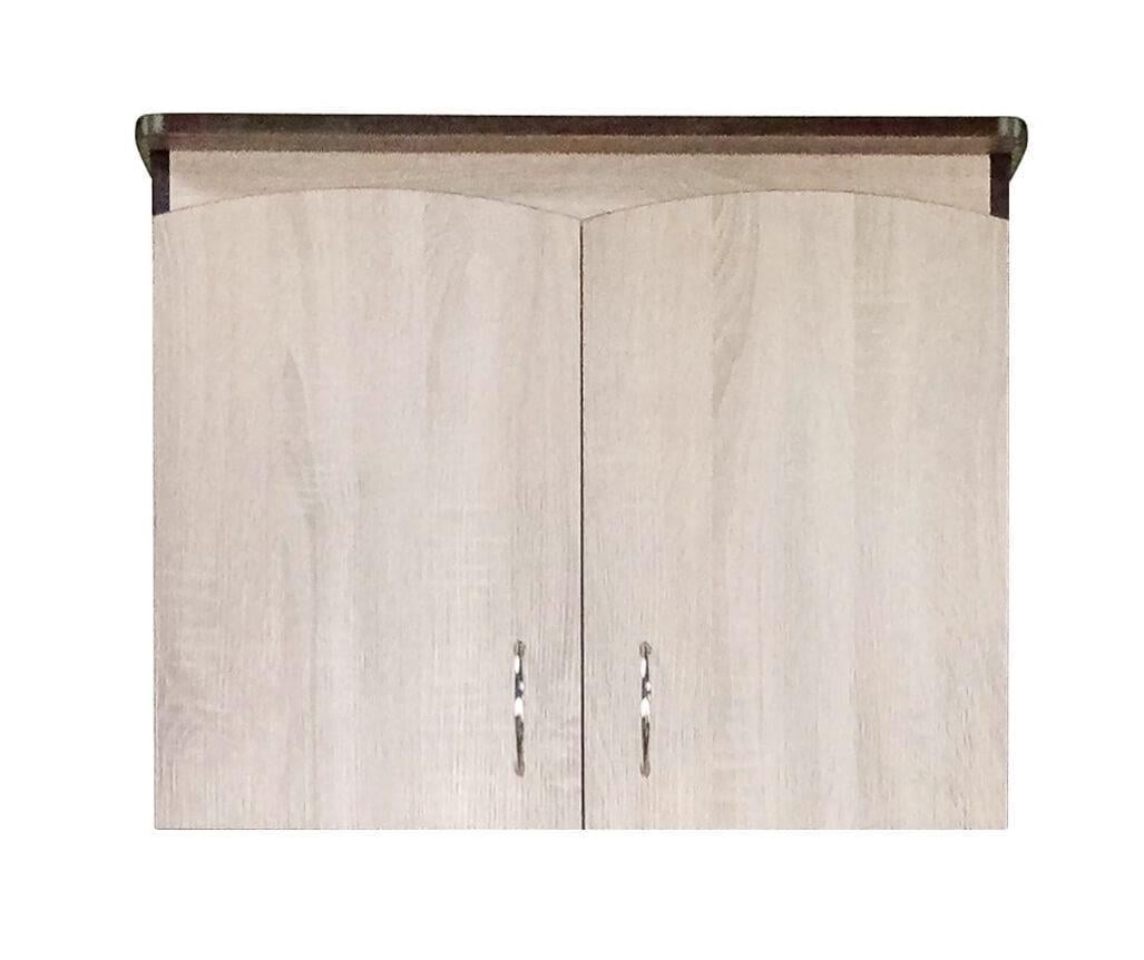 Антресоль двухдверная МАКСИ-МЕбель Луна 600 Дуб молочный (5102451)