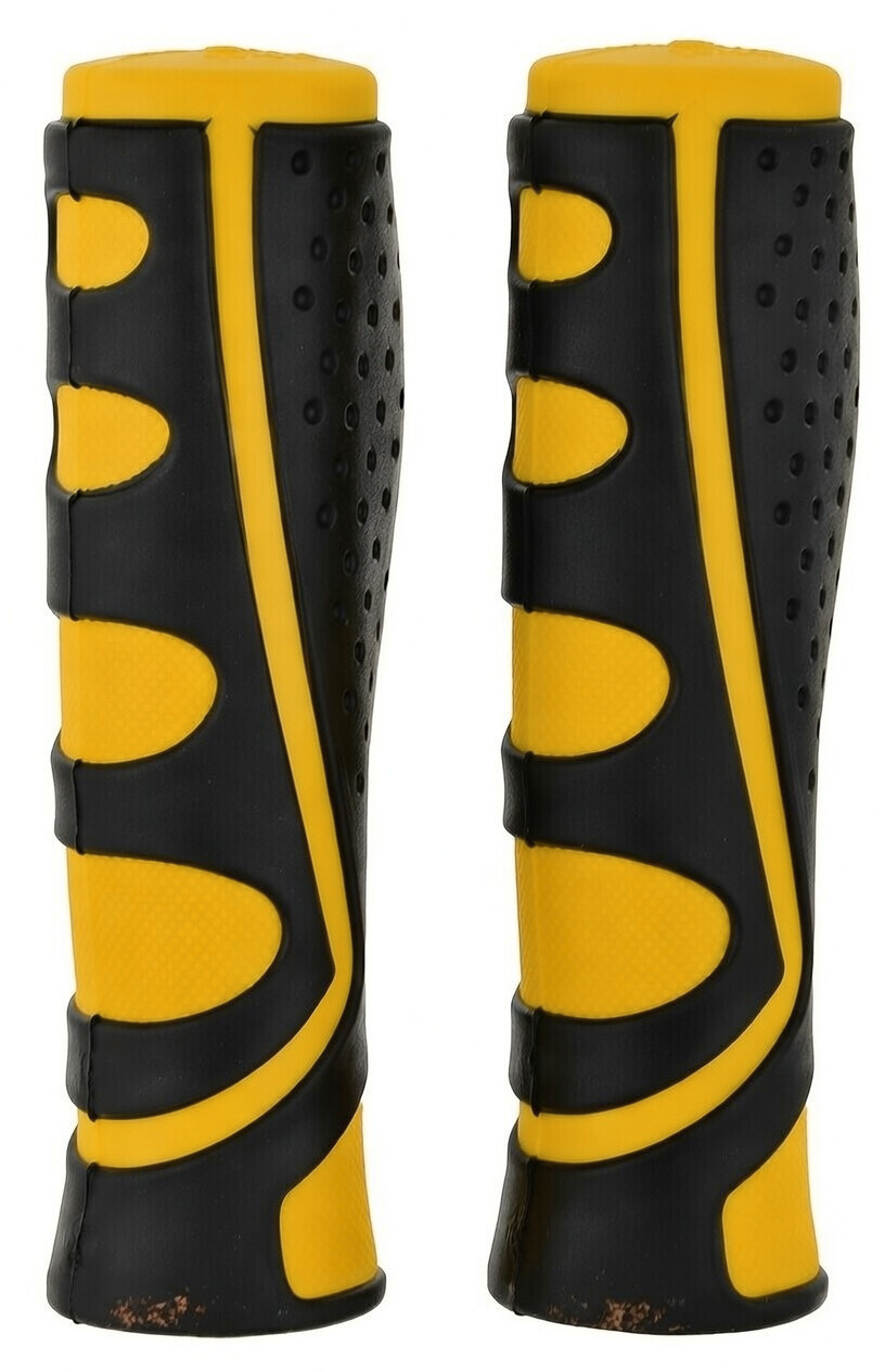 Грипсы для велосипеда Черно-желтый (VR-10558) Грипсы для велосипеда Черно-желтый (VR-10558)