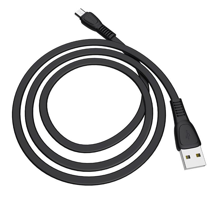 Кабель дата Hoco X40 Noah USB MicroUSB 1 м Black (00000038310_2) - фото 2 Кабель дата Hoco X40 Noah USB MicroUSB 1 м Black (00000038310_2) - фото 2