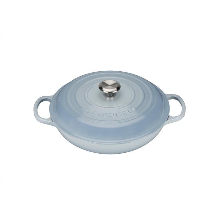 Сковорода-жаровня Le Creuset чавунна 30 см Блакитний (2473088)