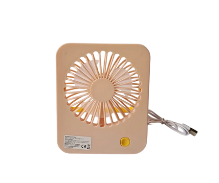Настольный вентилятор ультра компактный от сети USB Fan M2-233 Розовый