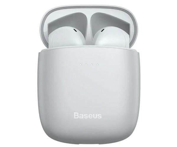 Навушники-гарнітура бездротові BASEUS Encok W04 Bluetooth 400 mAh White (35749)