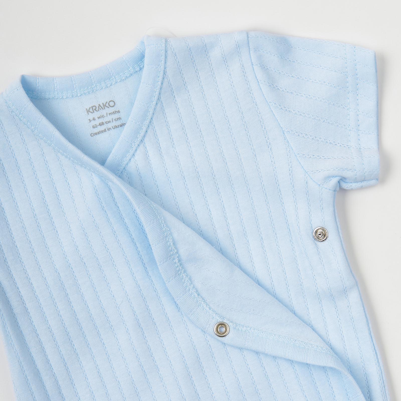 Боди с коротким рукавом Ажур 50 см Голубой - фото 3 Боди с коротким рукавом Ажур 50 см Голубой - фото 3