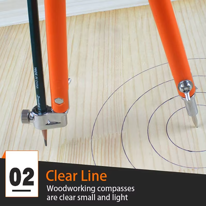 Циркуль розмічальний креслярський металевий 90/150 см (1005005860071395) - фото 3 Циркуль розмічальний креслярський металевий 90/150 см (1005005860071395) - фото 3