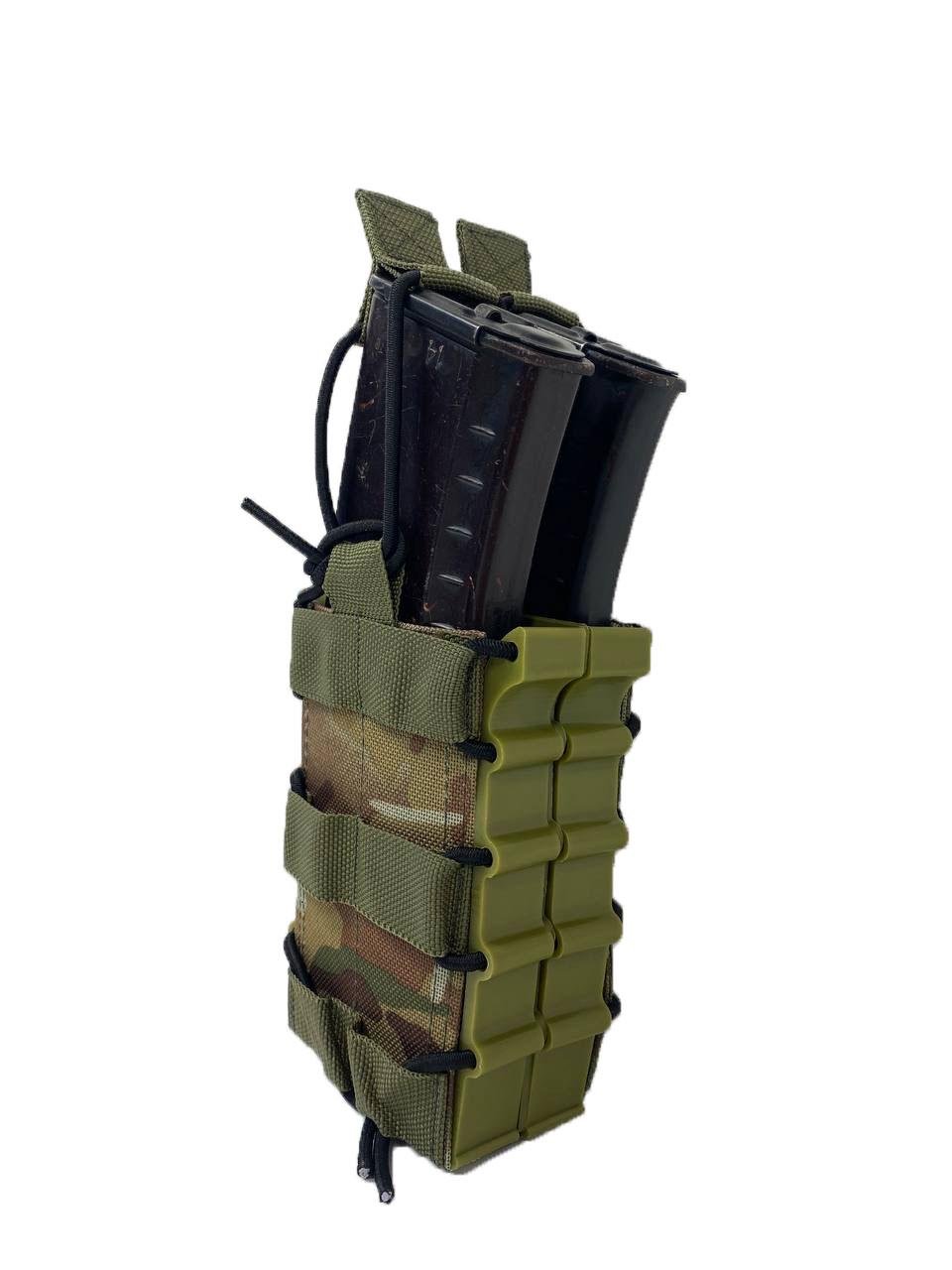 Підсумок штурмовий подвійний для магазинів АК МК пластикові боки Мультикам (3575622)