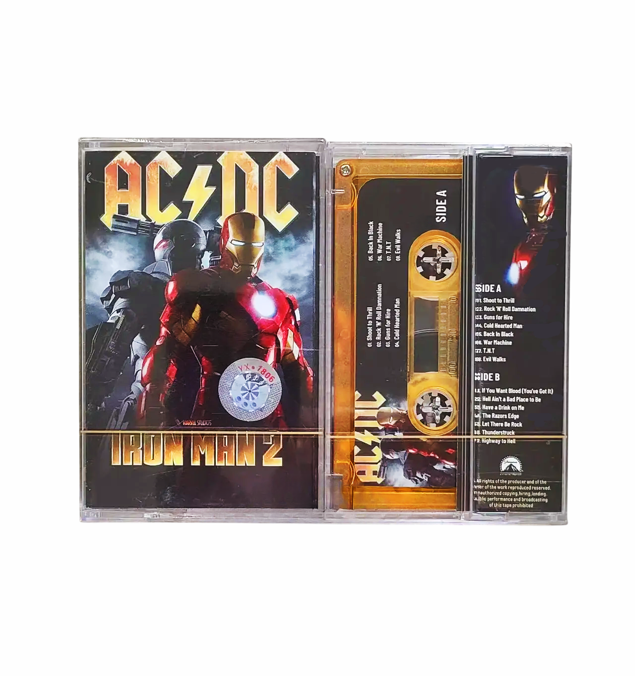 Аудіокасета AC/DC Iron Man 2 саундтрек Marvel Тоні Старк Deluxe (MK001088)