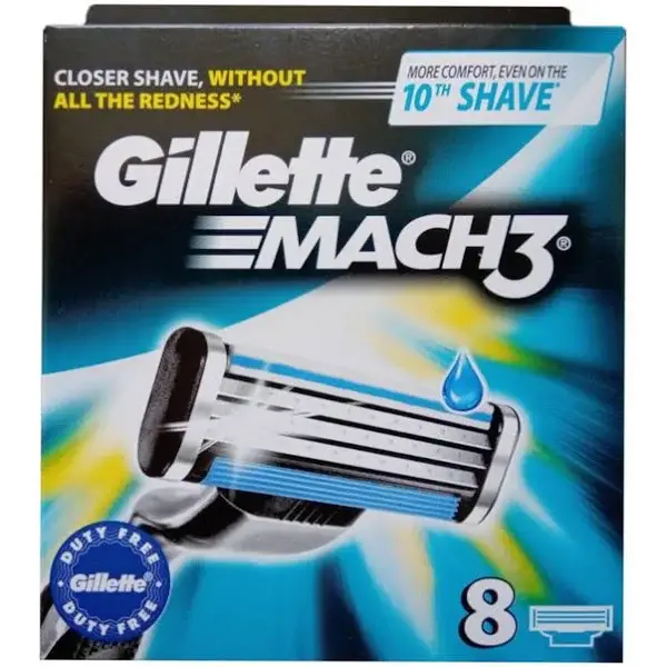 Лезвия для бритья Gillette Mach3 8 шт. (LQBBBJ) - фото 7