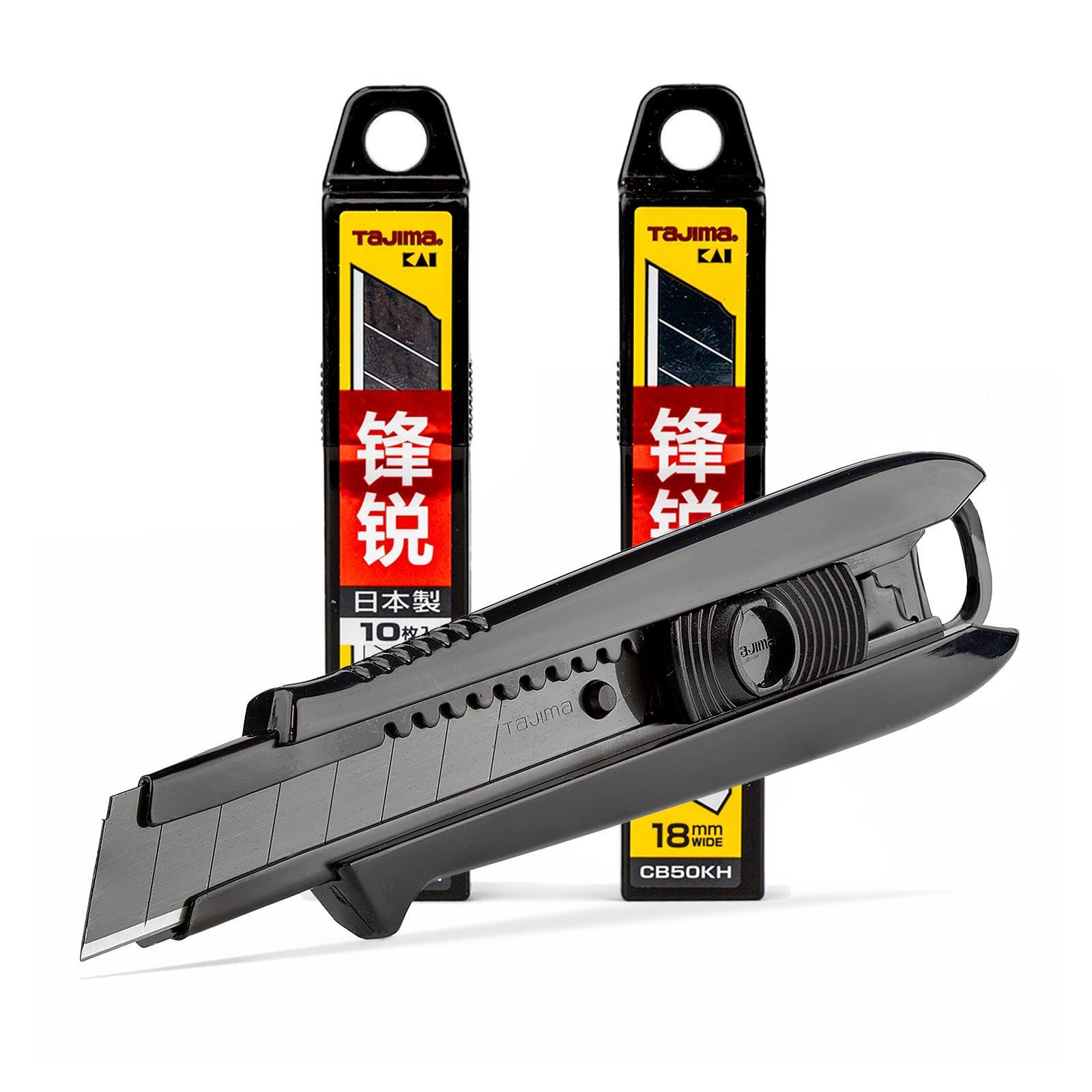 Ніж будівельний сегментний Tajima DCL500GBCL зі змінними лезами 20 шт. (1101-1690 1102-2572)