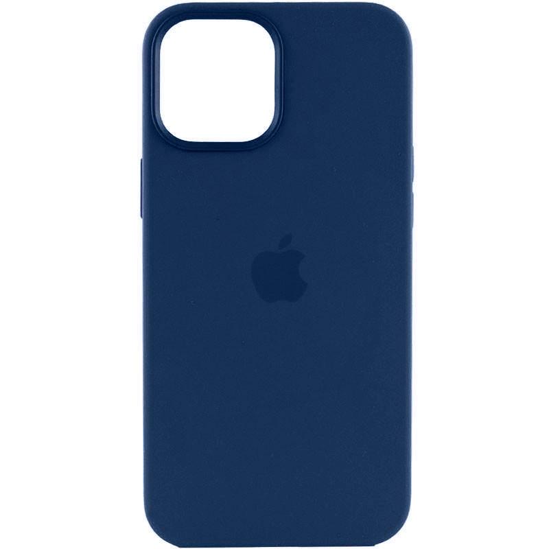 Протиударний Чохол Silicone case (AAA) full with Magsafe and Animation для Apple iPhone 15 Plus (6.7") Синій / Storm Blue - фото 2