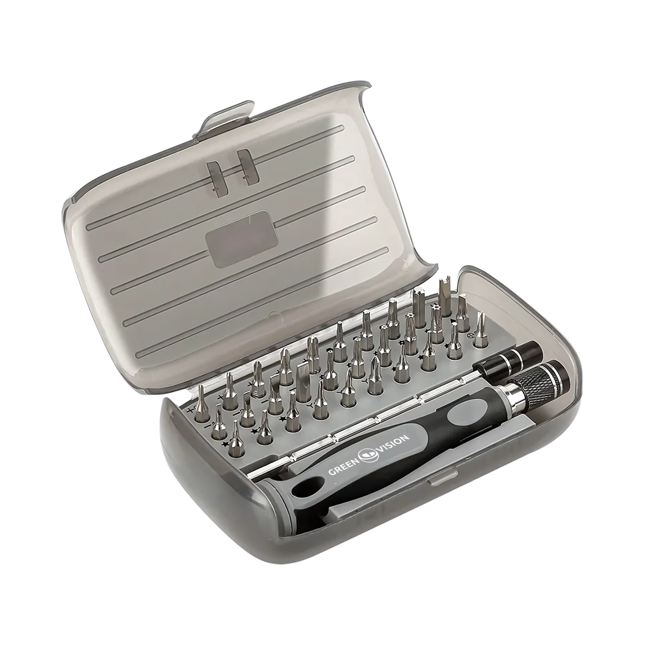 Набор прецизионных отверток GreenVision 32в1 Набор прецизионных отверток GreenVision 32в1
