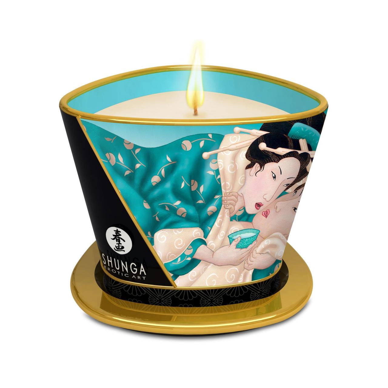 Масажна свічка Shunga MASSAGE CANDLE Island Blossoms 170 мл