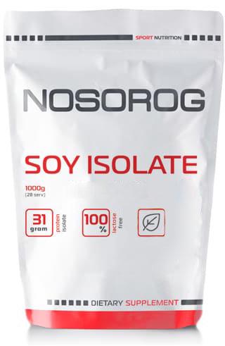 Протеин Nosorog Soy Isolate 1000 g 28 servings Banana - фото 2