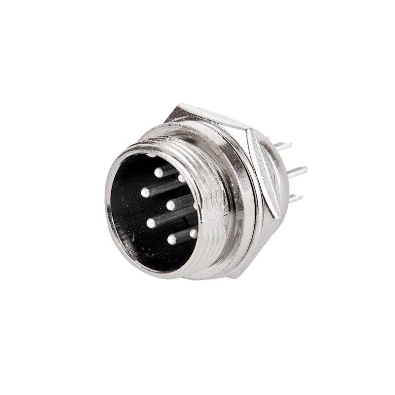 Штекер GX20 8pin монтажный (A709028) Штекер GX20 8pin монтажный (A709028)