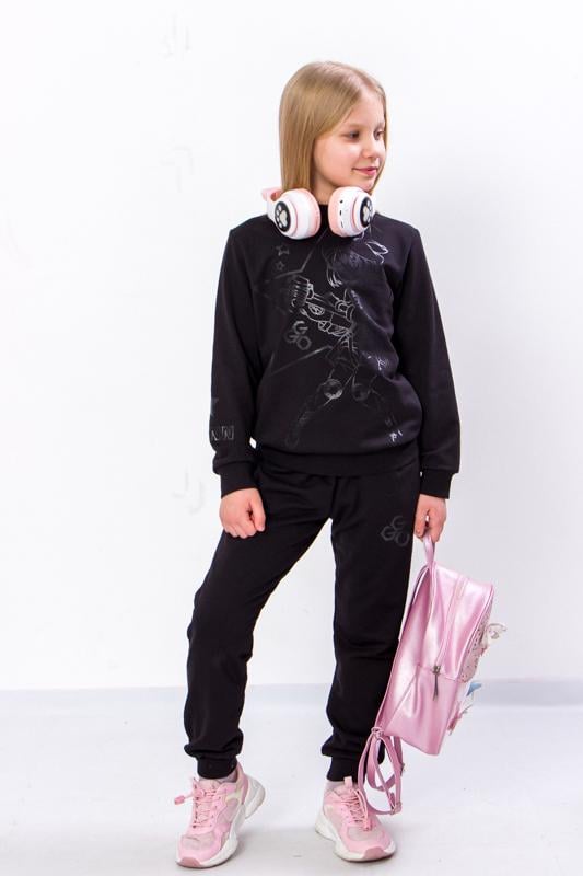 Костюм для дівчинки Носи своє 104 см Чорний (p-9817-104373)