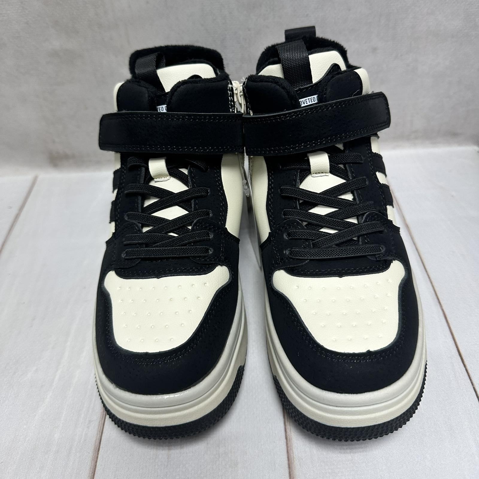 Кросівки дитячі Bessky зимові на овчині на овчині р. 33/21,5 см Чорно-білий - фото 6