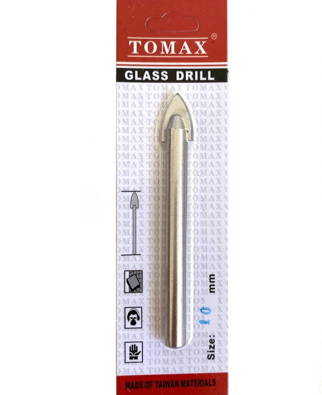 Сверло по плитке TOMAX и стеклу 10 мм (1454742946) - фото 1