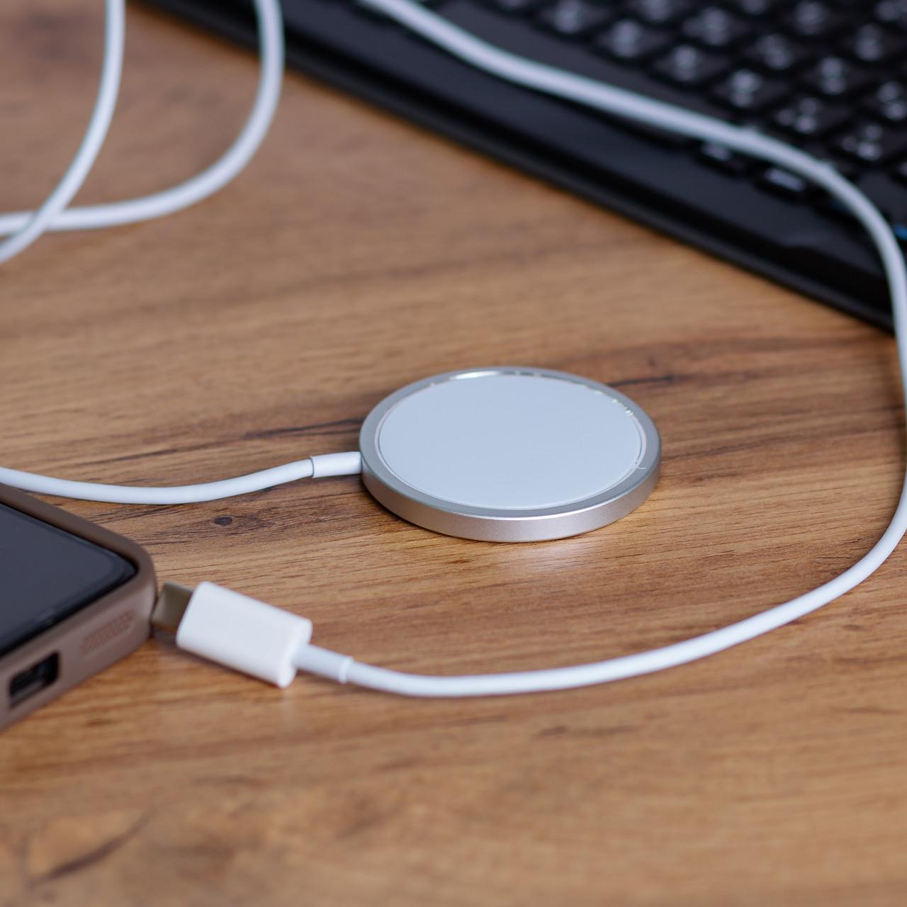 Пристрій бездротовий зарядний MagSafe Charger 1 м Білий (UR514) - фото 4