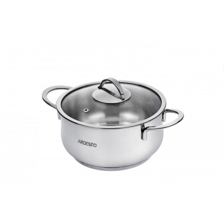 Кастрюля Ardesto AR0743S из нержавеющей стали 4,3 л Black Mars (1290181827) Кастрюля Ardesto AR0743S из нержавеющей стали 4,3 л Black Mars (1290181827)
