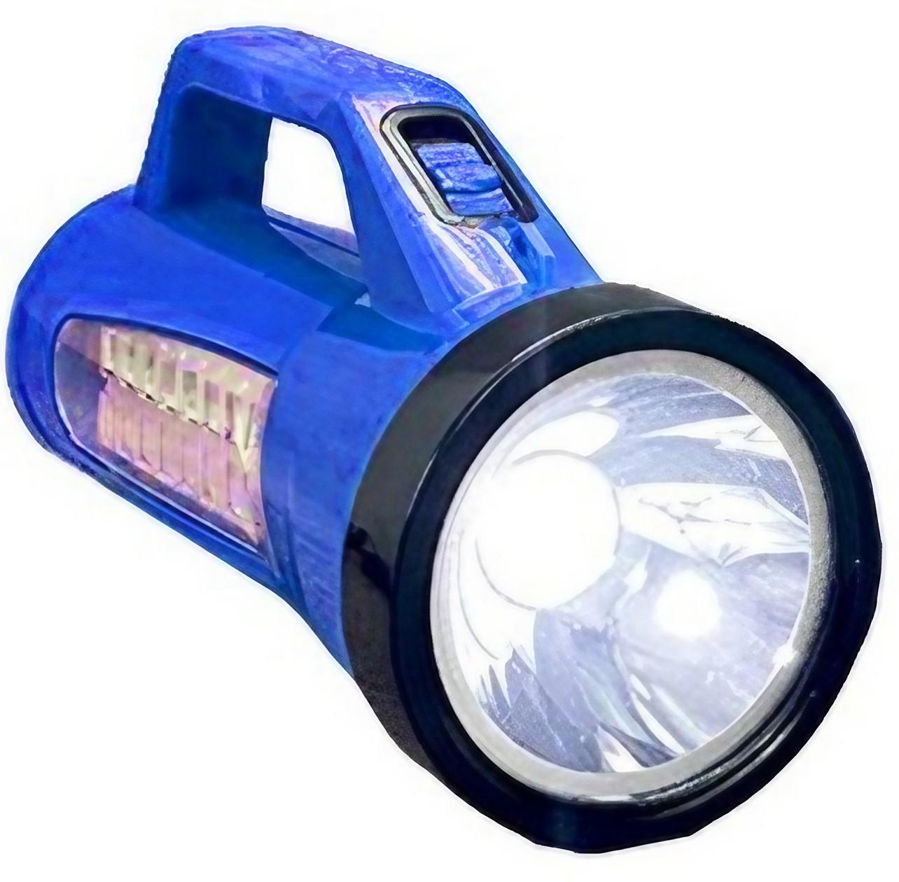 Фонарик светодиодный аккумулятор Stenson L5424 2W 18SMD Синий