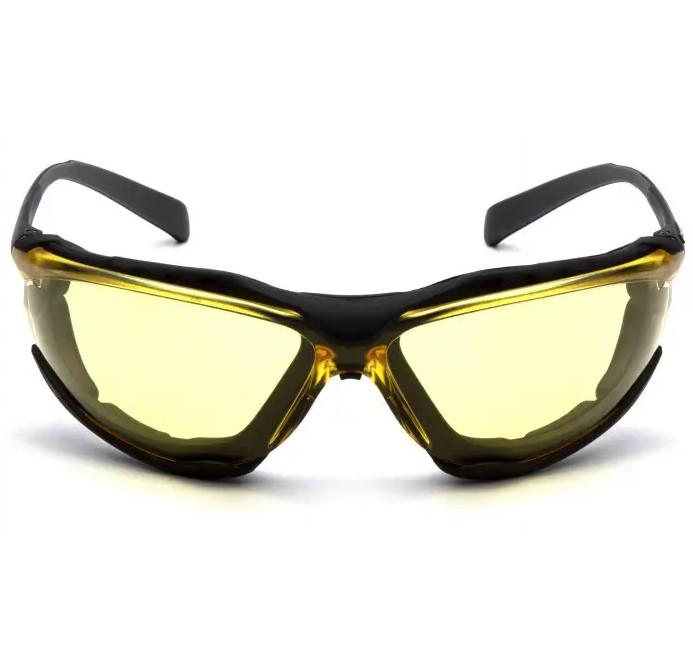 Окуляри захисні із ущільнювачем Pyramex Proximity amber Anti-Fog Жовтий - фото 2