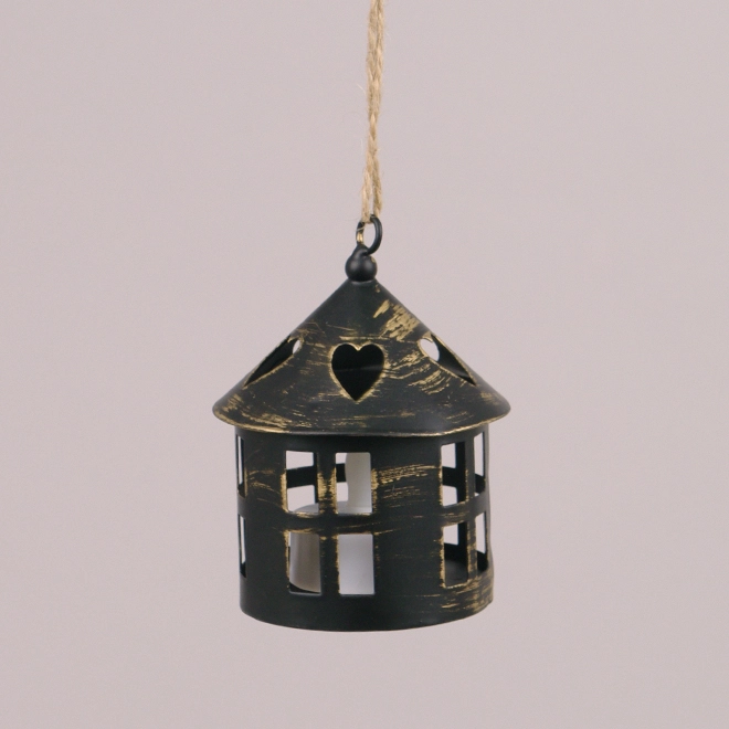 Фонарик металлический подвесной со свечой LED WDT1543S-3 LED (45571) - фото 1 Фонарик металлический подвесной со свечой LED WDT1543S-3 LED (45571) - фото 1