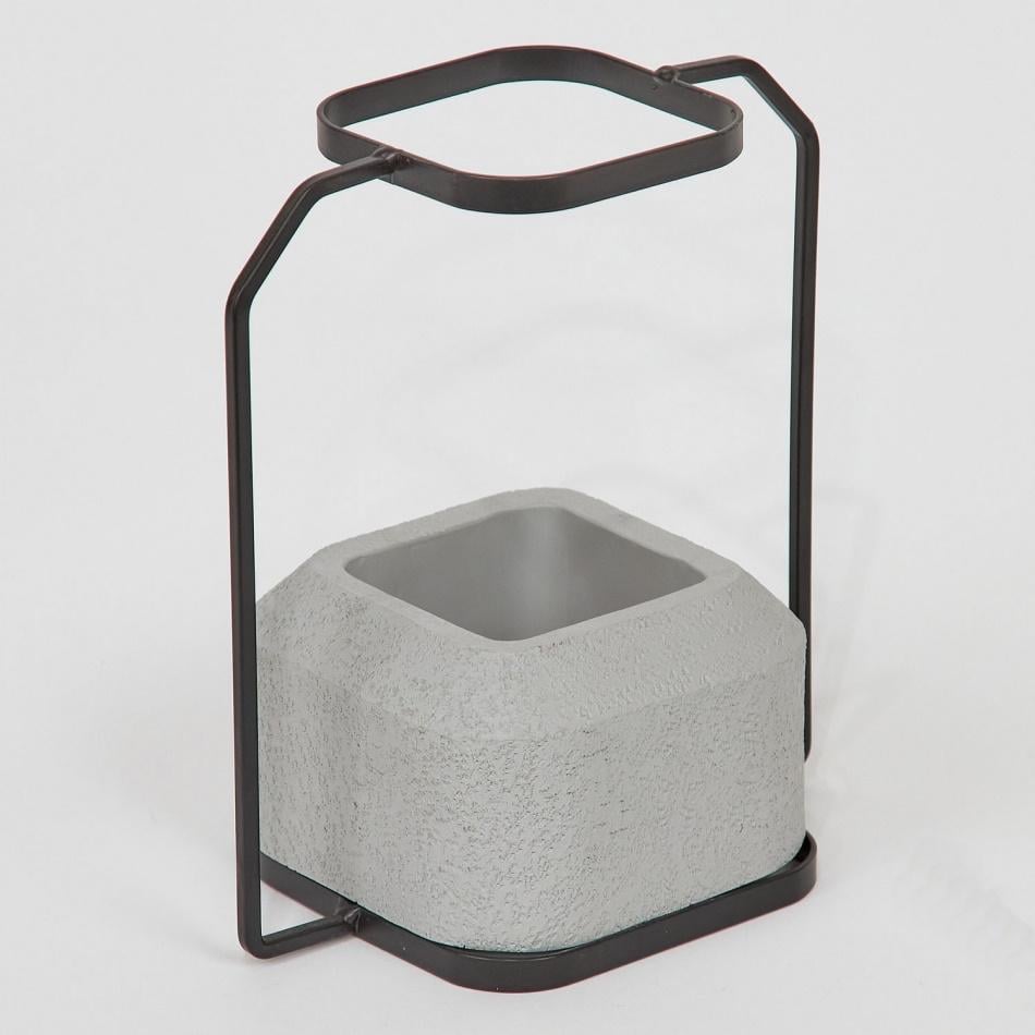 Подставка для цветов Decors Square N31-8 Grey (DR000983)