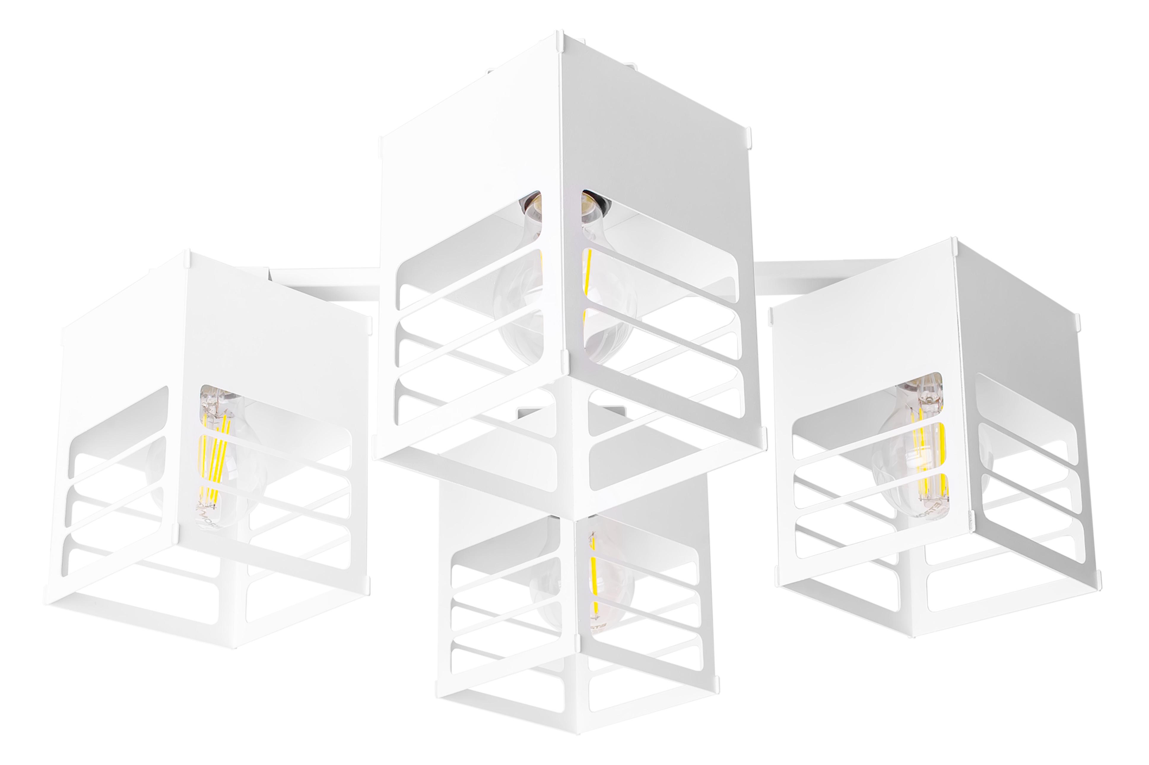 Люстра лофт MSK Electric Urban NL 2310-4 WH на четыре плафона Белый Люстра лофт MSK Electric Urban NL 2310-4 WH на четыре плафона Белый