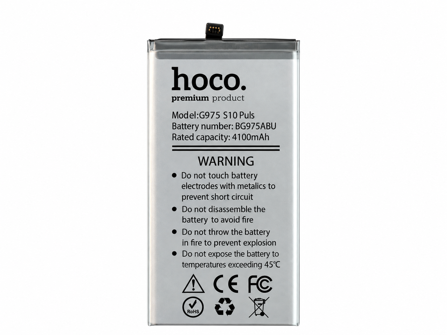 Аккумулятор Hoco для Samsung Galaxy S10+ G975 (29769610)