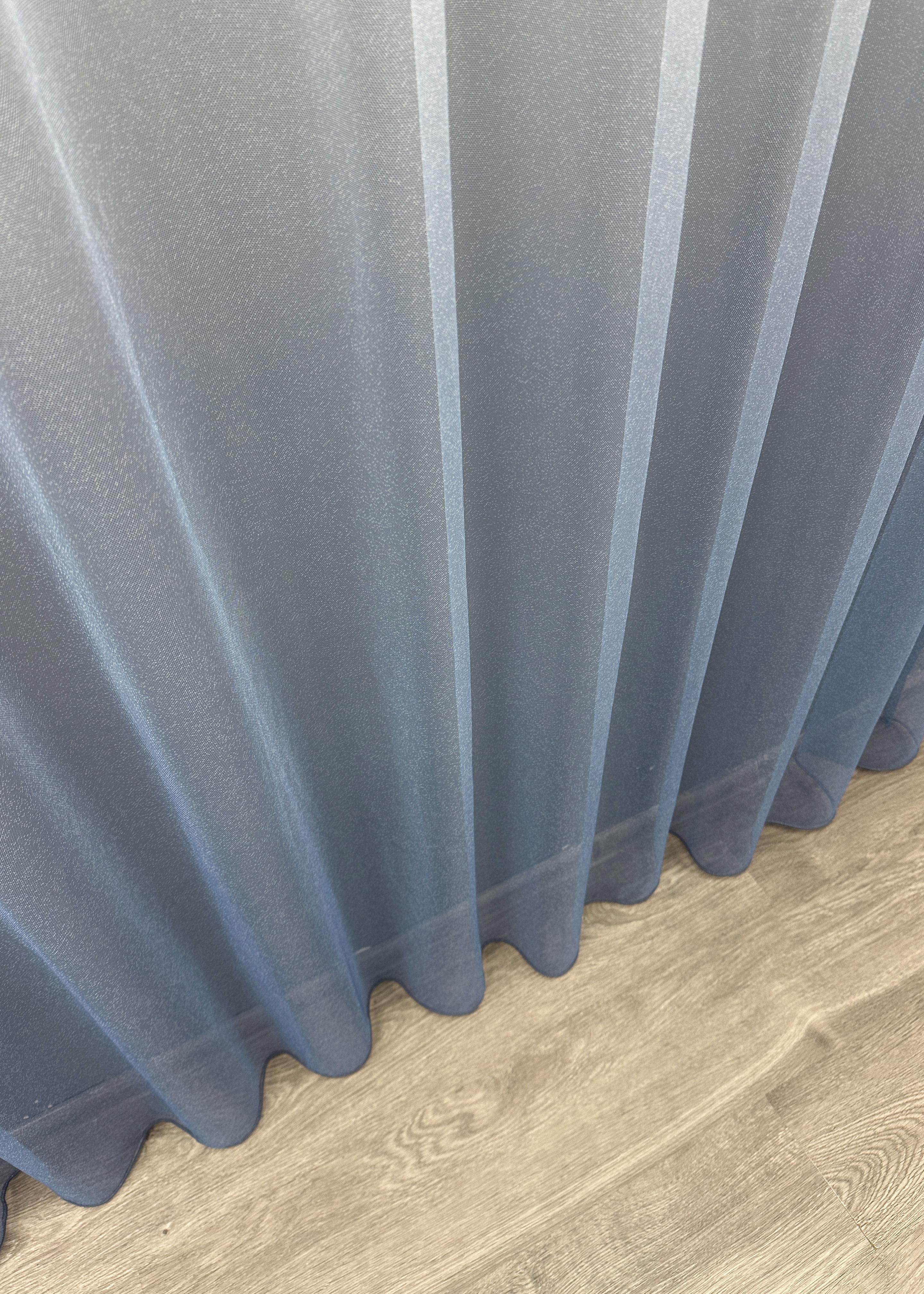 Тюль VR-Textil 1652т Грек-сетка омбре 300х270 см Серо-голубой (42-0624) - фото 8 Тюль VR-Textil 1652т Грек-сетка омбре 300х270 см Серо-голубой (42-0624) - фото 8