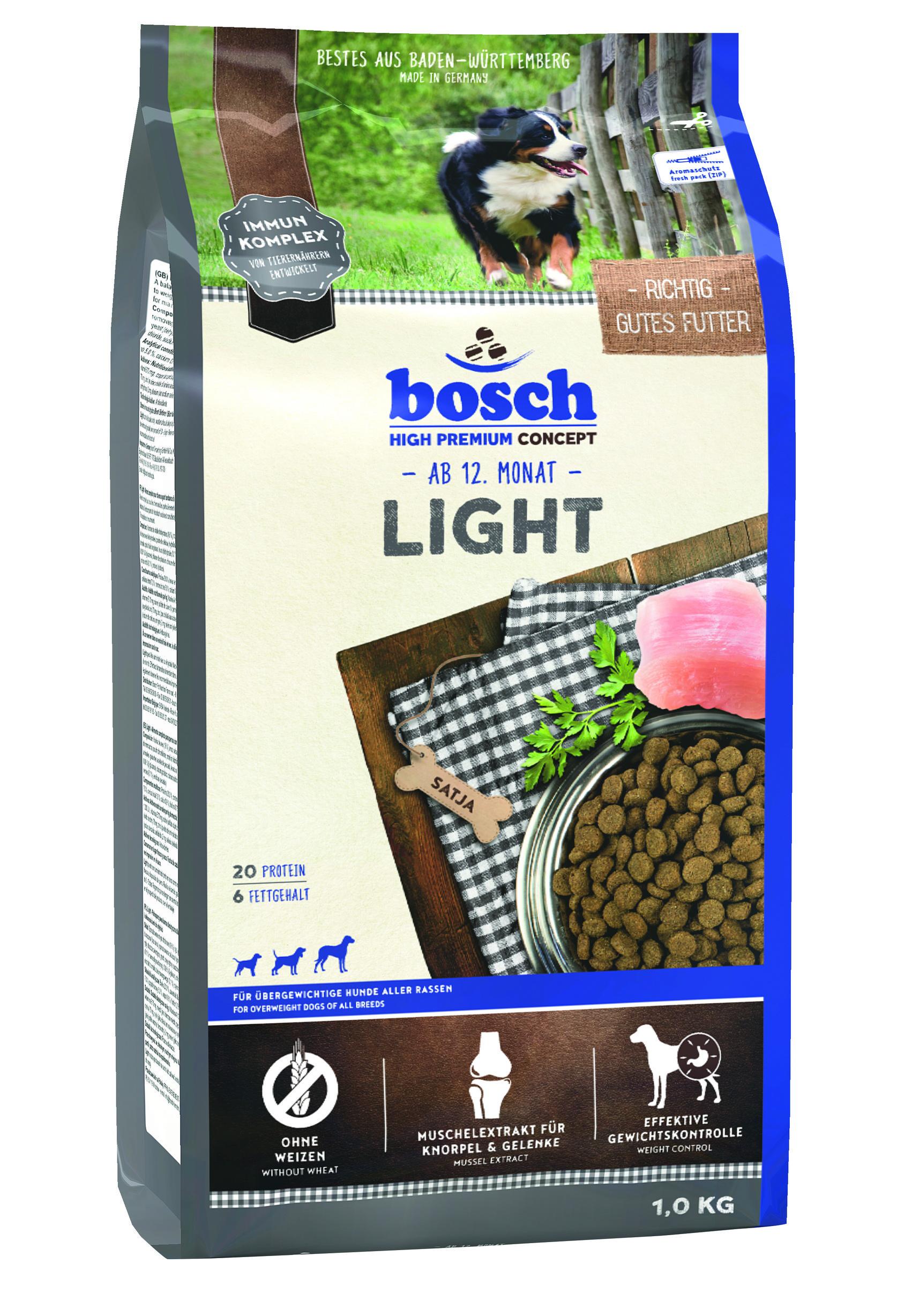 Корм для собак Bosch HPC Light склонных к 1 кг