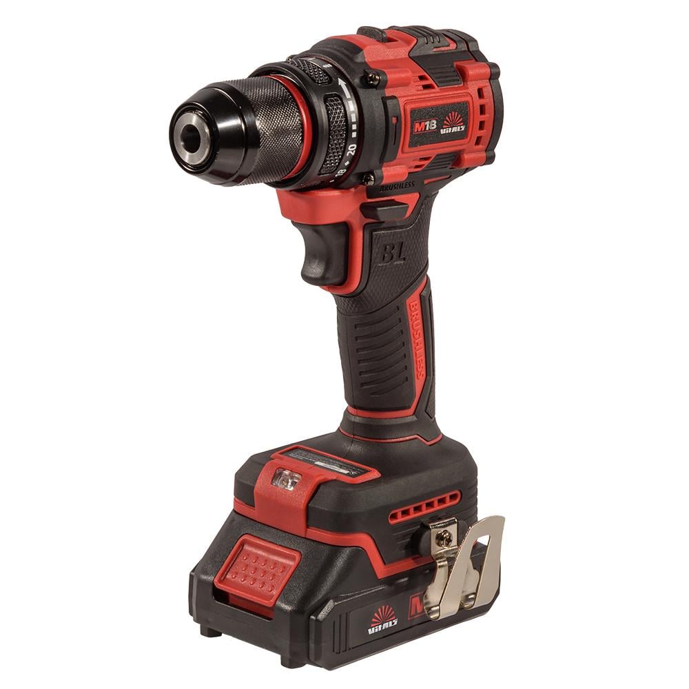 Дриль-шуруповерт акумуляторний Vitals Master AU 1832c BL Kit+ (000235331)