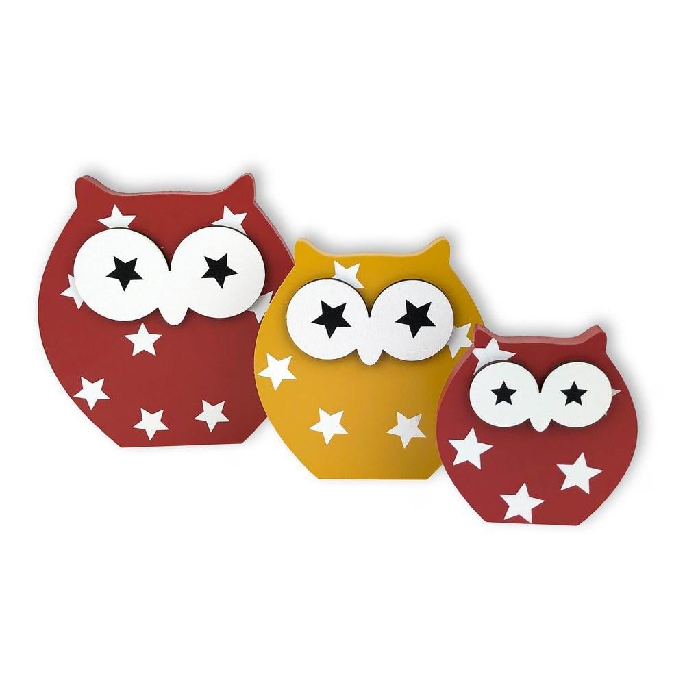 Статуетка різдвяна Сім'я сов 2 набори Рожевий (хррдс0002у) Статуетка різдвяна Сім'я сов 2 набори Рожевий (хррдс0002у)