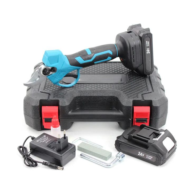 Секатор аккумуляторный 24 В 2 Ач 2 аккумулятора (25887475)