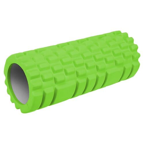 Ролик массажный цилиндр SP-Sport FI-5846 Grid Combi Roller EVA 32х13 см Салатовый (31492874)